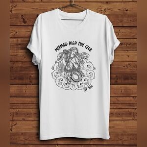 "Mermaid High Tide Club" Short Sleeve Unisex Tee